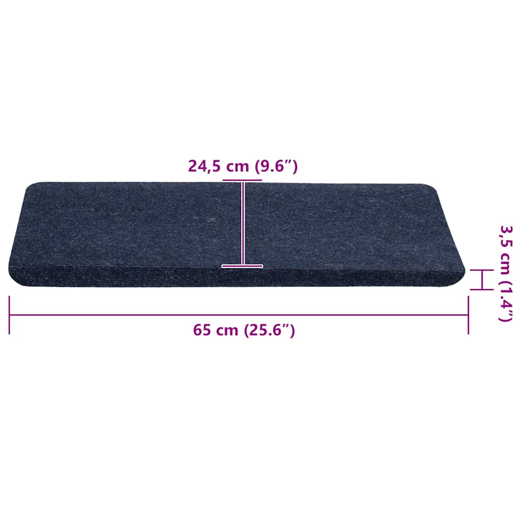 Stufenmatten Selbstklebend 15 Stk. 56x17x3 cm Beige