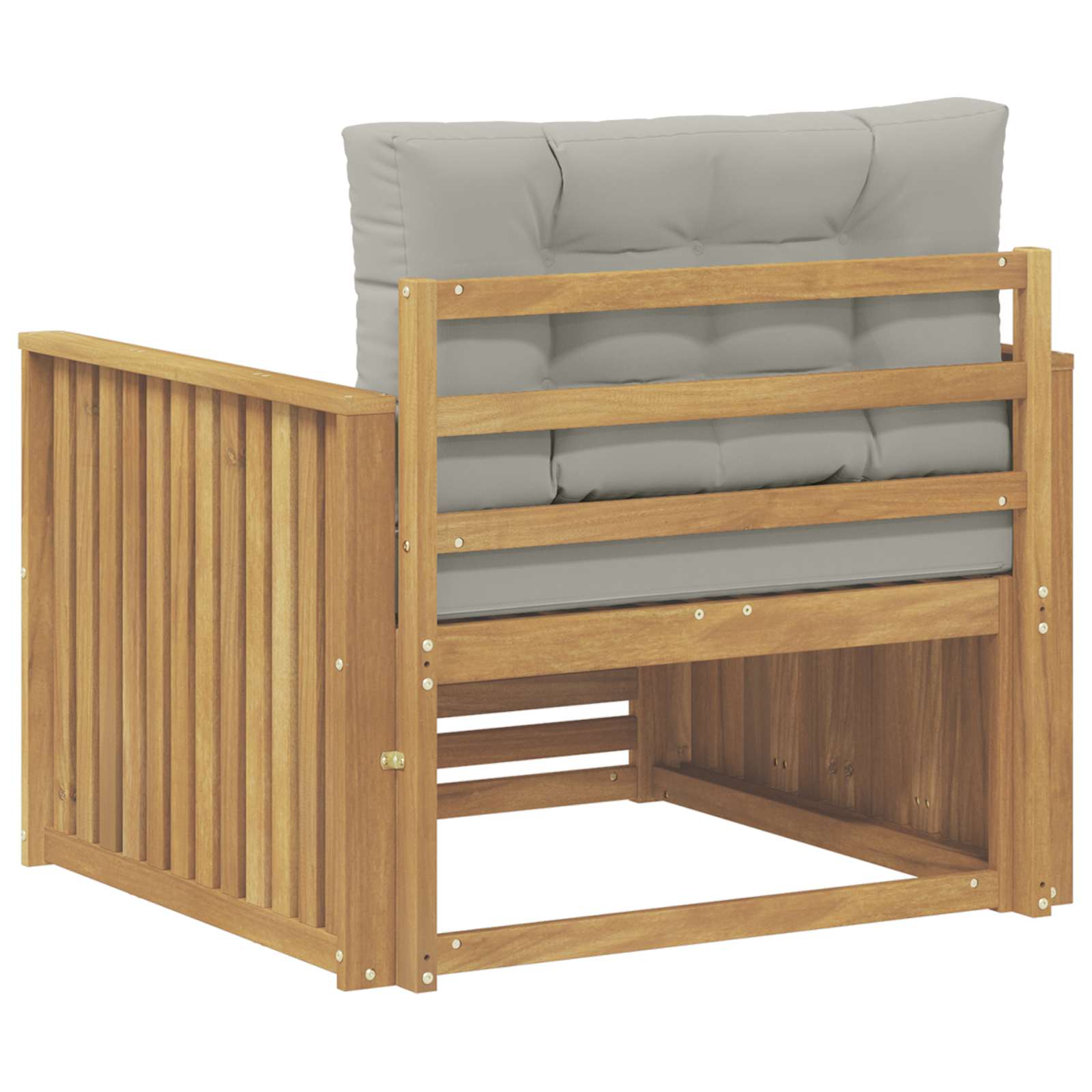 2 Stück Outdoor-Sofa Natur