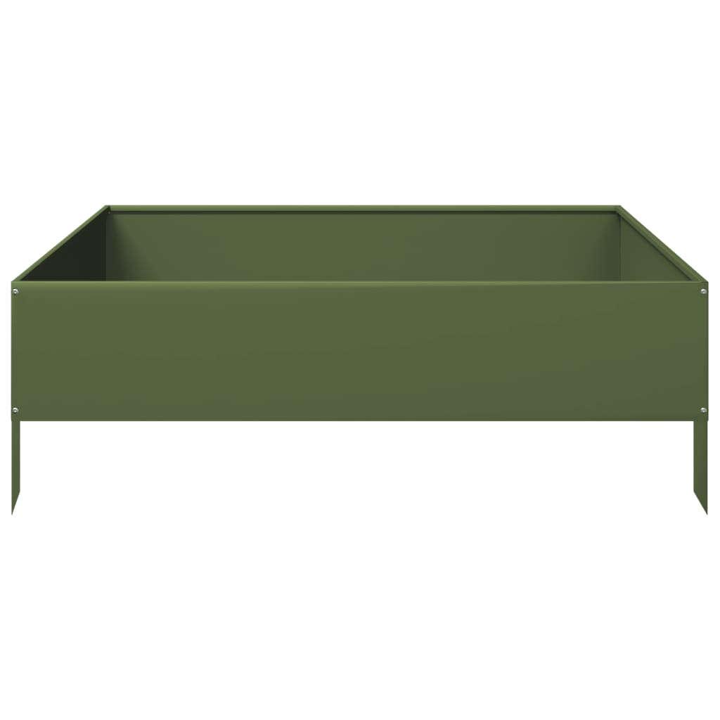 Hochbeet 100x100x18,5 cm Cortenstahl