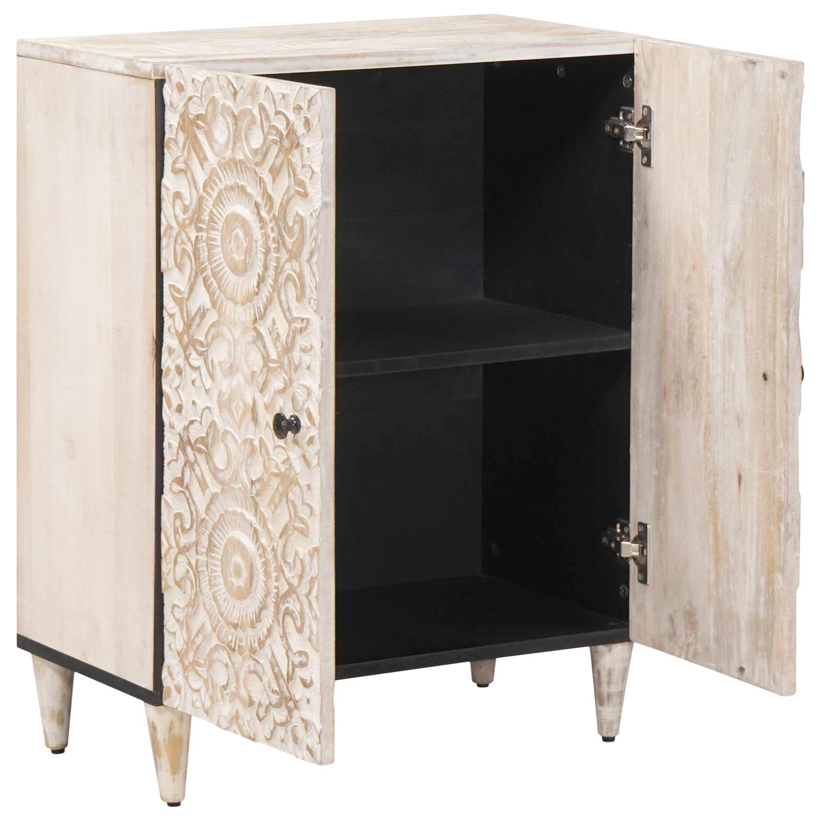 Aufbewahrungs-Sideboard Braun 60 x 33,5 x 75 cm