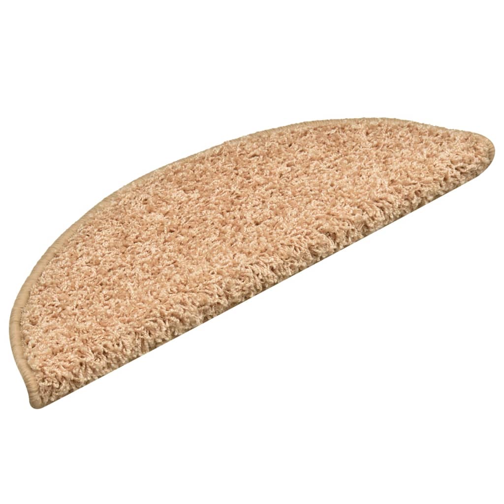 Stufenmatten 15 Stk. 56x17x3 cm Grau Halbrund