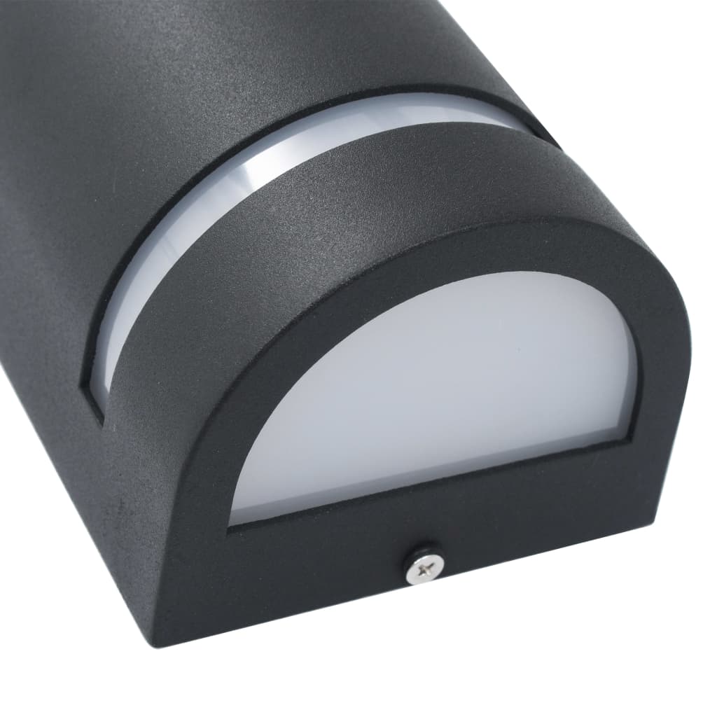 Außenwandleuchte Schwarz Aluminiumdruckguss