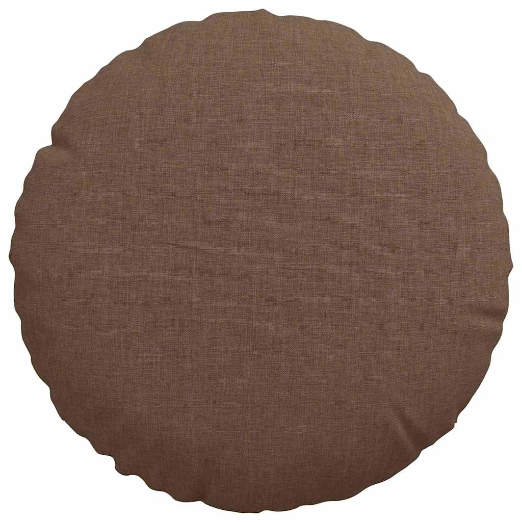 Sitzkissen 2 pcs Hellgrau Ø30 x 13 cm Stoff