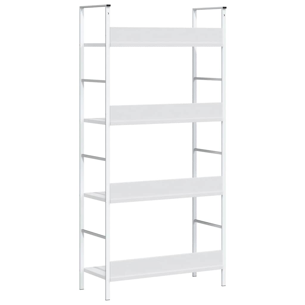 Bücherregal 3 Regalböden Schwarz 60×27,6×90,5 cm Holzwerkstoff