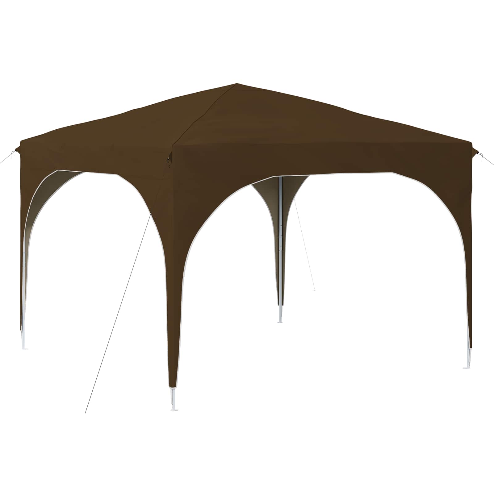 Pop-up Partyzelt 290 x 290 x 245 cm Creme