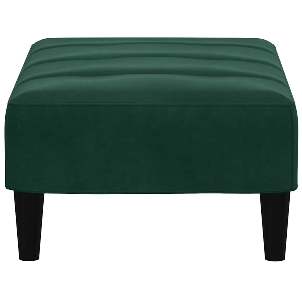 Fußhocker Blau 77x55x31 cm Samt