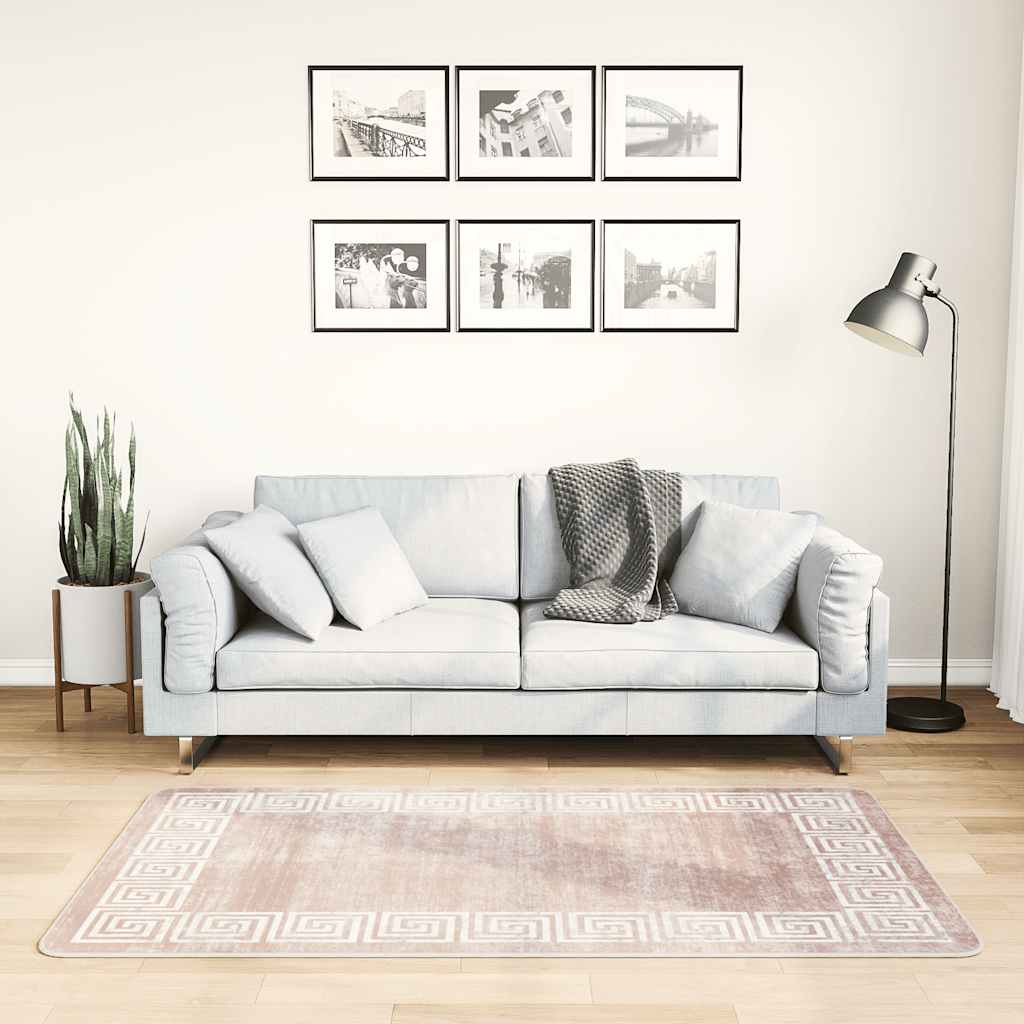Teppich Waschbar Mehrfarbig 160x230 cm