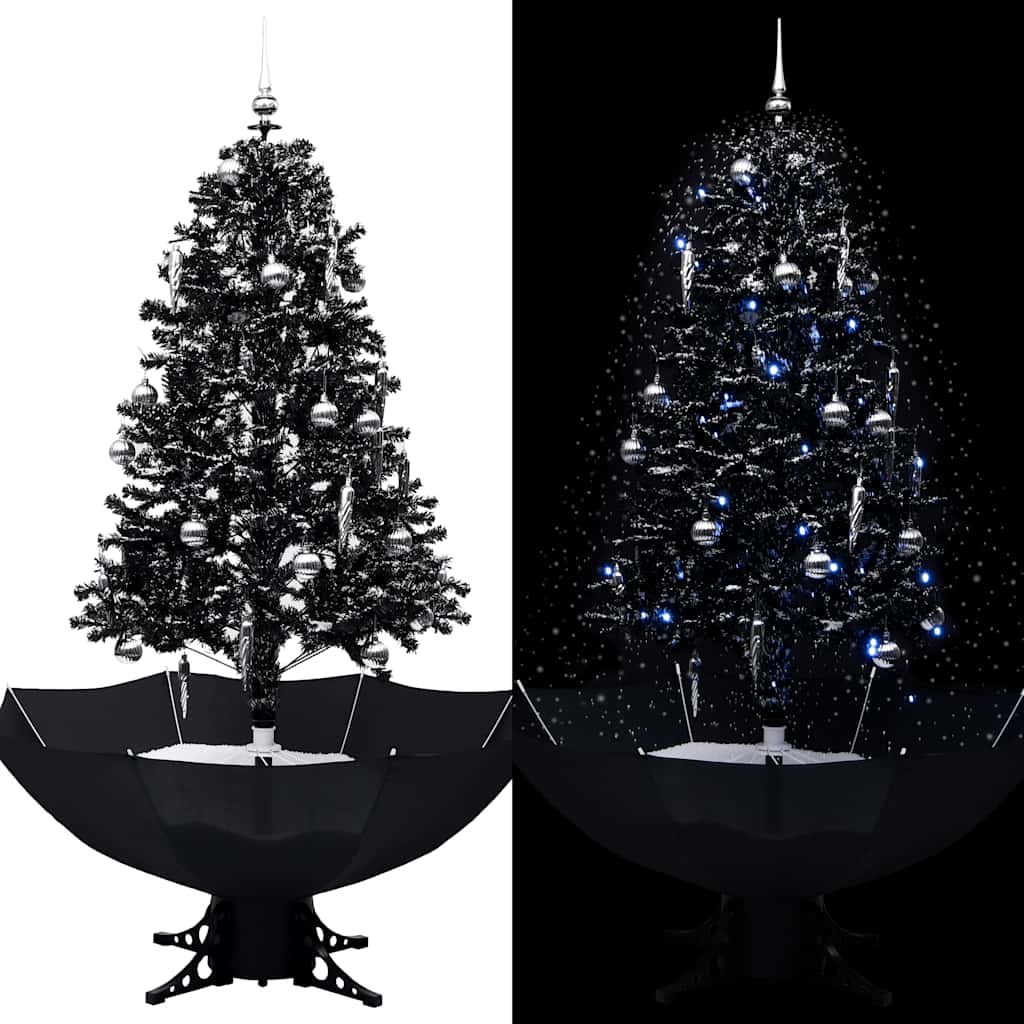 Schneiender Weihnachtsbaum mit Schirmfuß Grün 75 cm