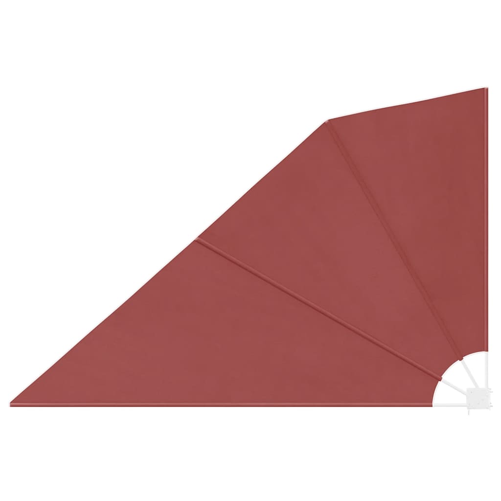 Faltbarer Balkonfächer Grau 210×210 cm