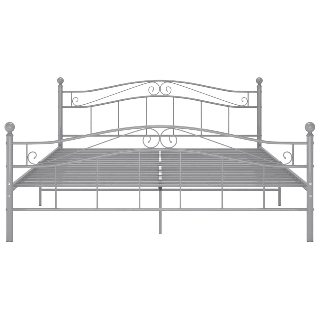 Bett Weiß Metall 120x200 cm