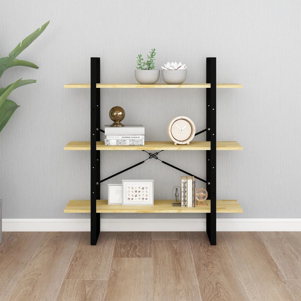 Bücherregal Weiß 100x30x105 cm Holzwerkstoff