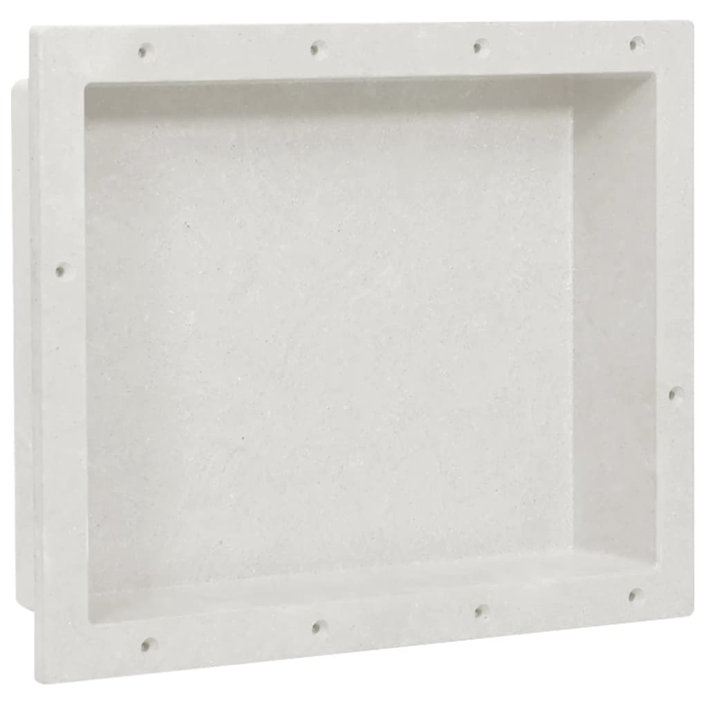 Duschnische Mattgrau 41x36x10 cm