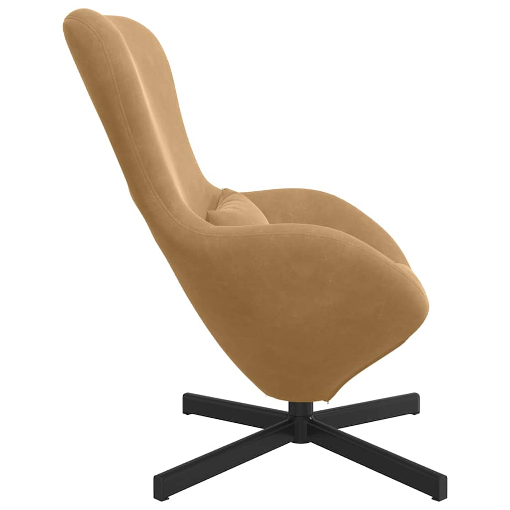 Eiersessel Blau 63 x 73 x 90 cm Samt