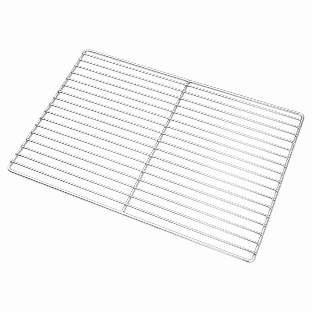 Grillrost Silber 40 x 30 cm Edelstahl