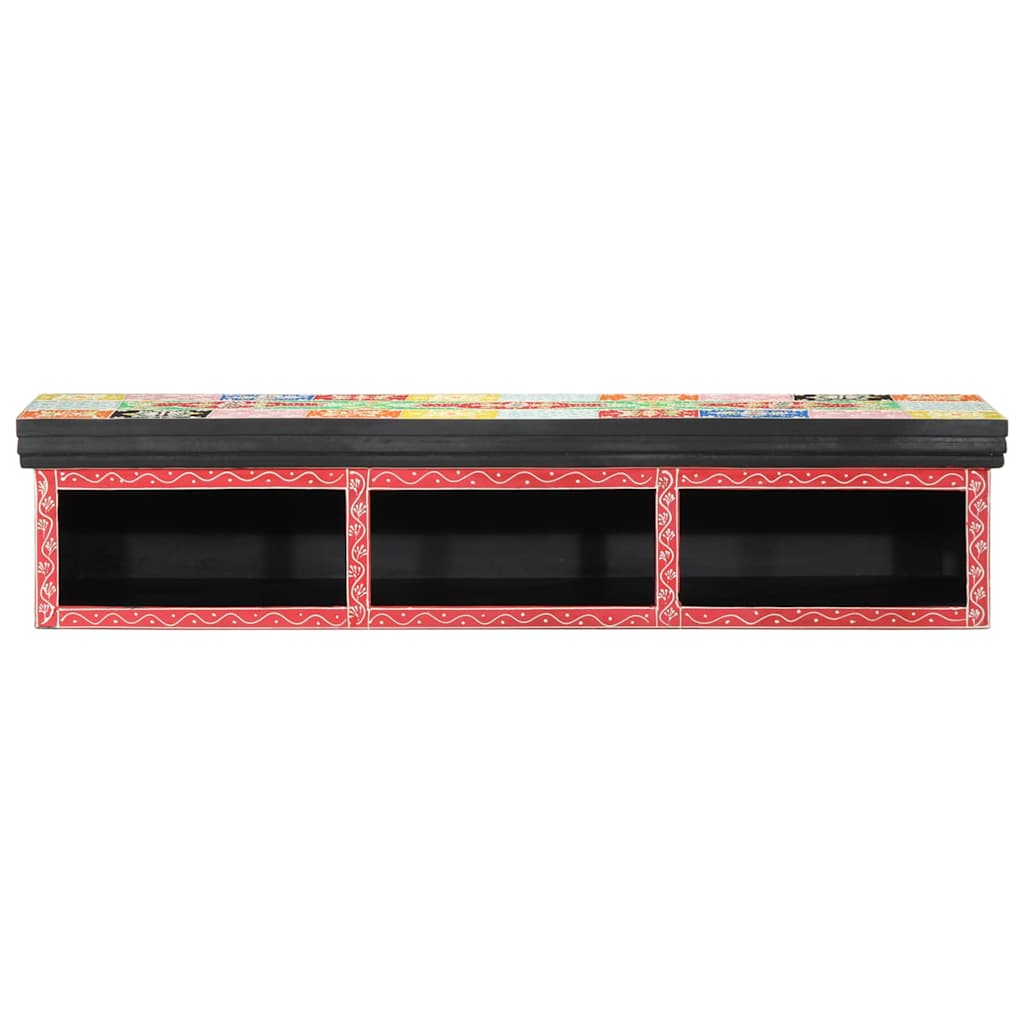TV-Schränk mit Regal Mehrfarbig 80 x 30 x 22 cm Holzwerkstoff