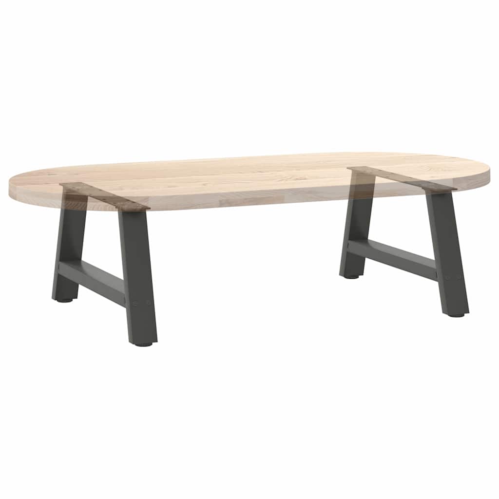 Couchtischbeine A-Form 2 Stk. 30x(30-31) cm Stahl