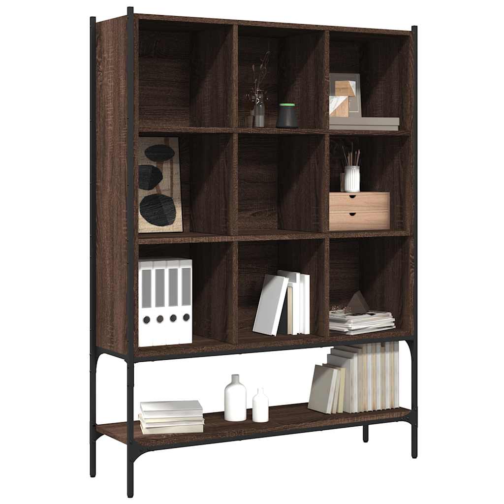Bücherregal Schwarz 102x30x141,5 cm Holzwerkstoff