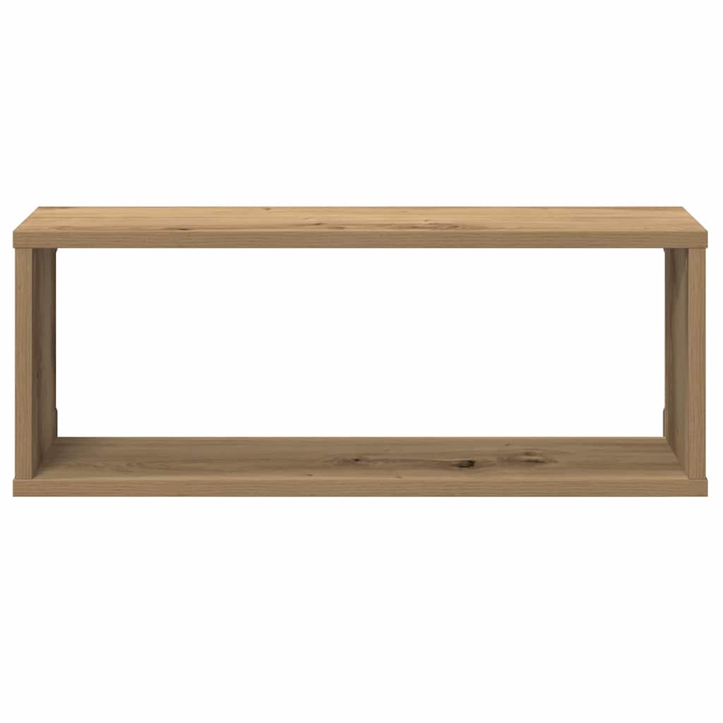 Würfelregale 2 Stk. Weiß 30x15x30 cm