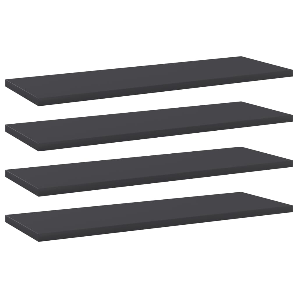 Bücherregal-Bretter 4 Stk. Weiß 40x10x1,5 cm Holzwerkstoff