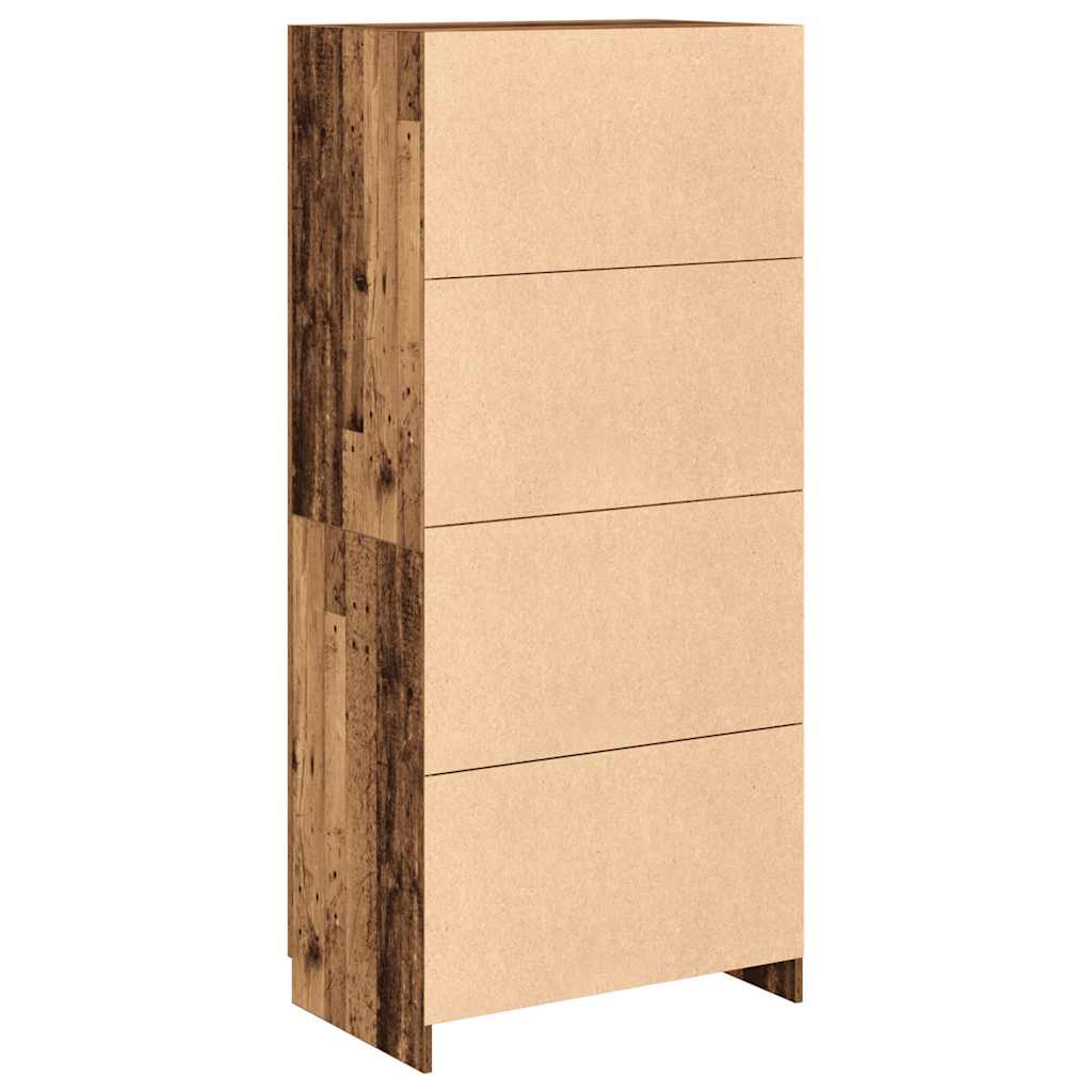 Kleiderschrank Weiß 80x52x180 cm Holzwerkstoff