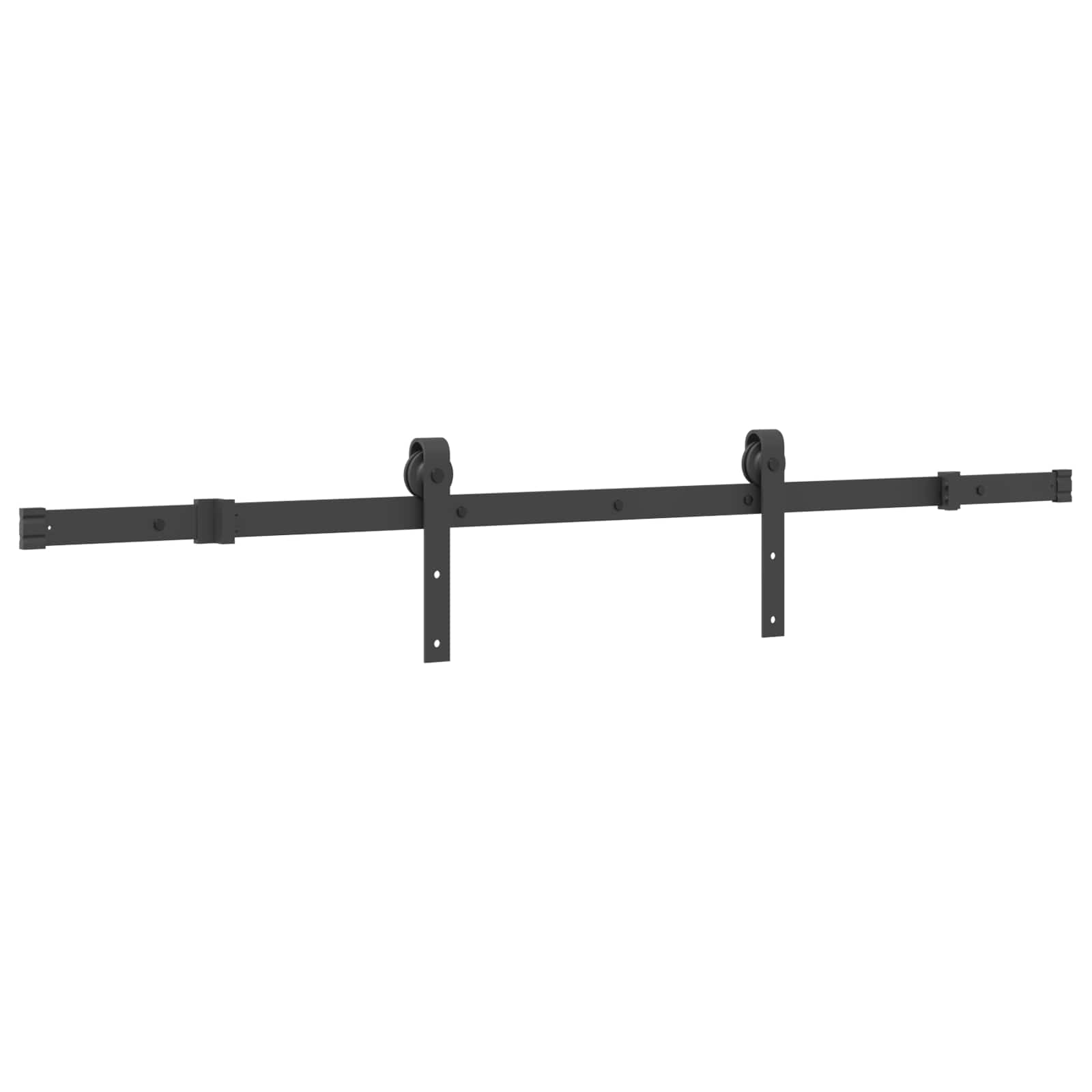 Schiebetür NARVIK Natürlich und Schwarz 70 x 210 cm (152,5 cm)