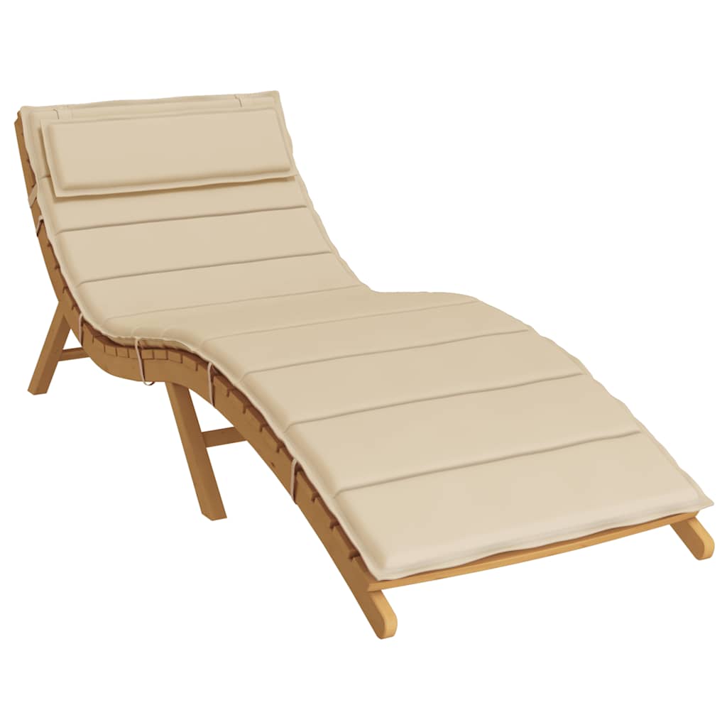 Sonnenliegen-Auflage Grau 180x60x4 cm Oxford-Gewebe
