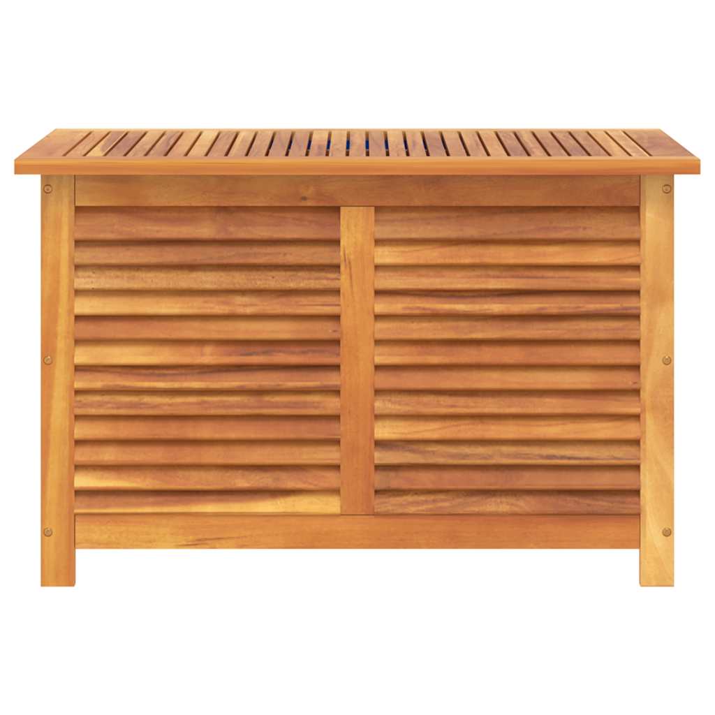 Gartenbox mit Lüftungsschlitzen 60x50x56 cm Massivholz Akazie