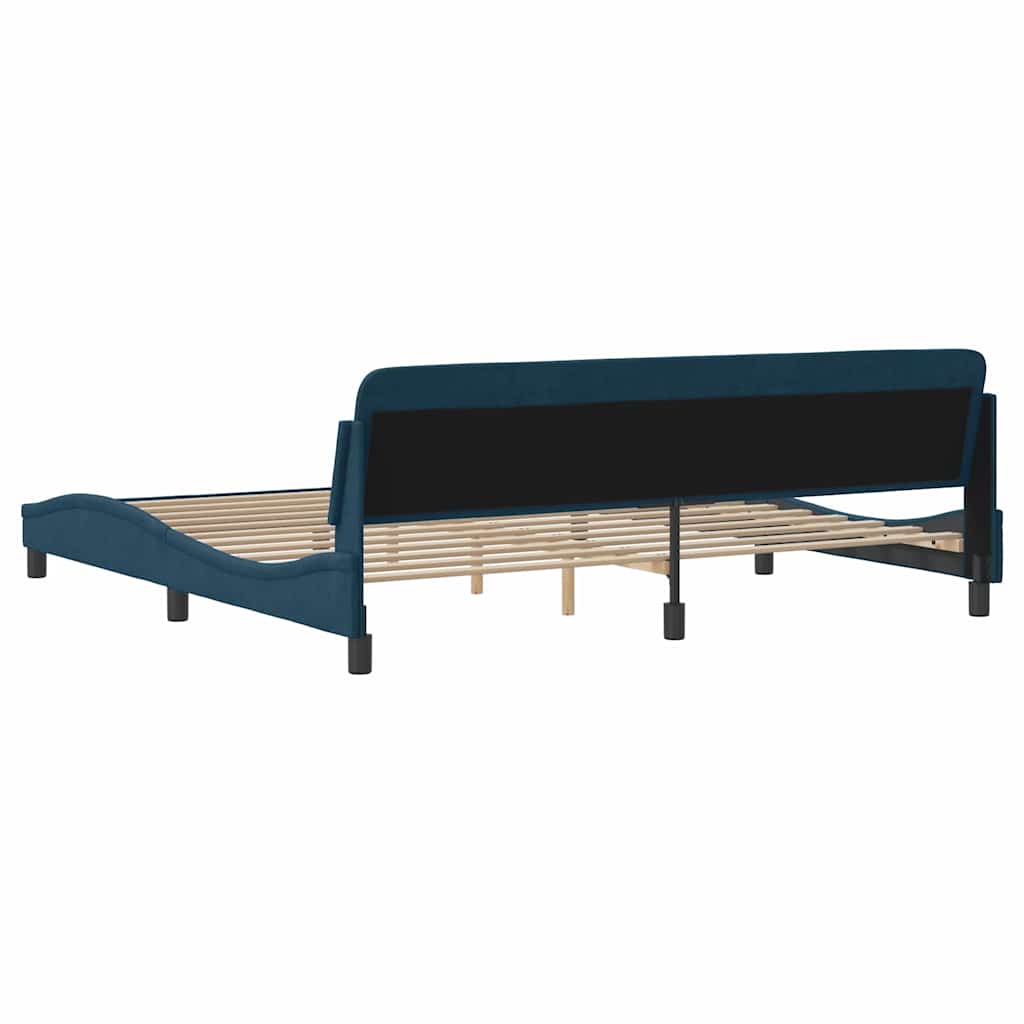 Bettgestell "Dover" Hellgrau 80x200 cm Samt