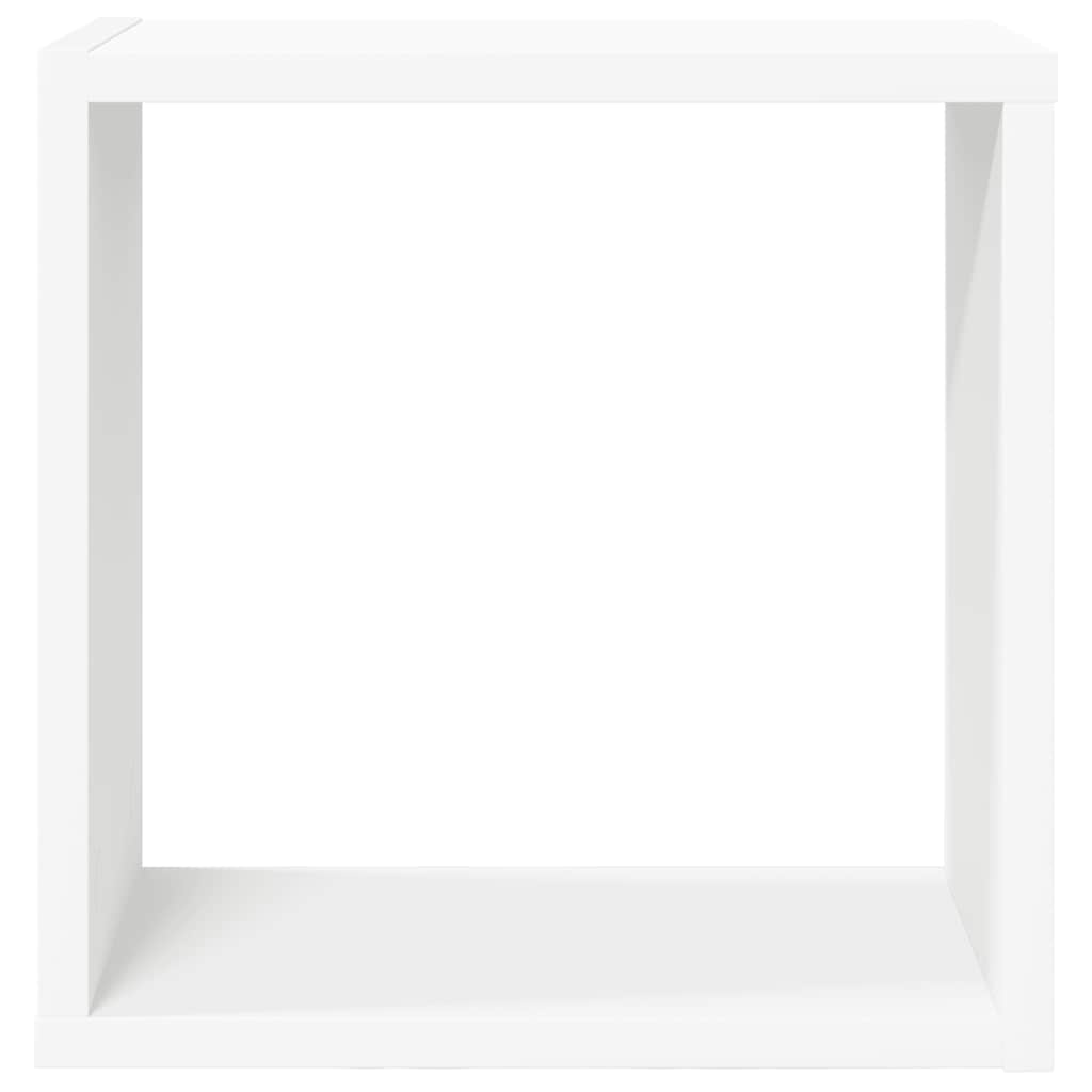 Würfelregale 2 Stk. Weiß 30x15x30 cm