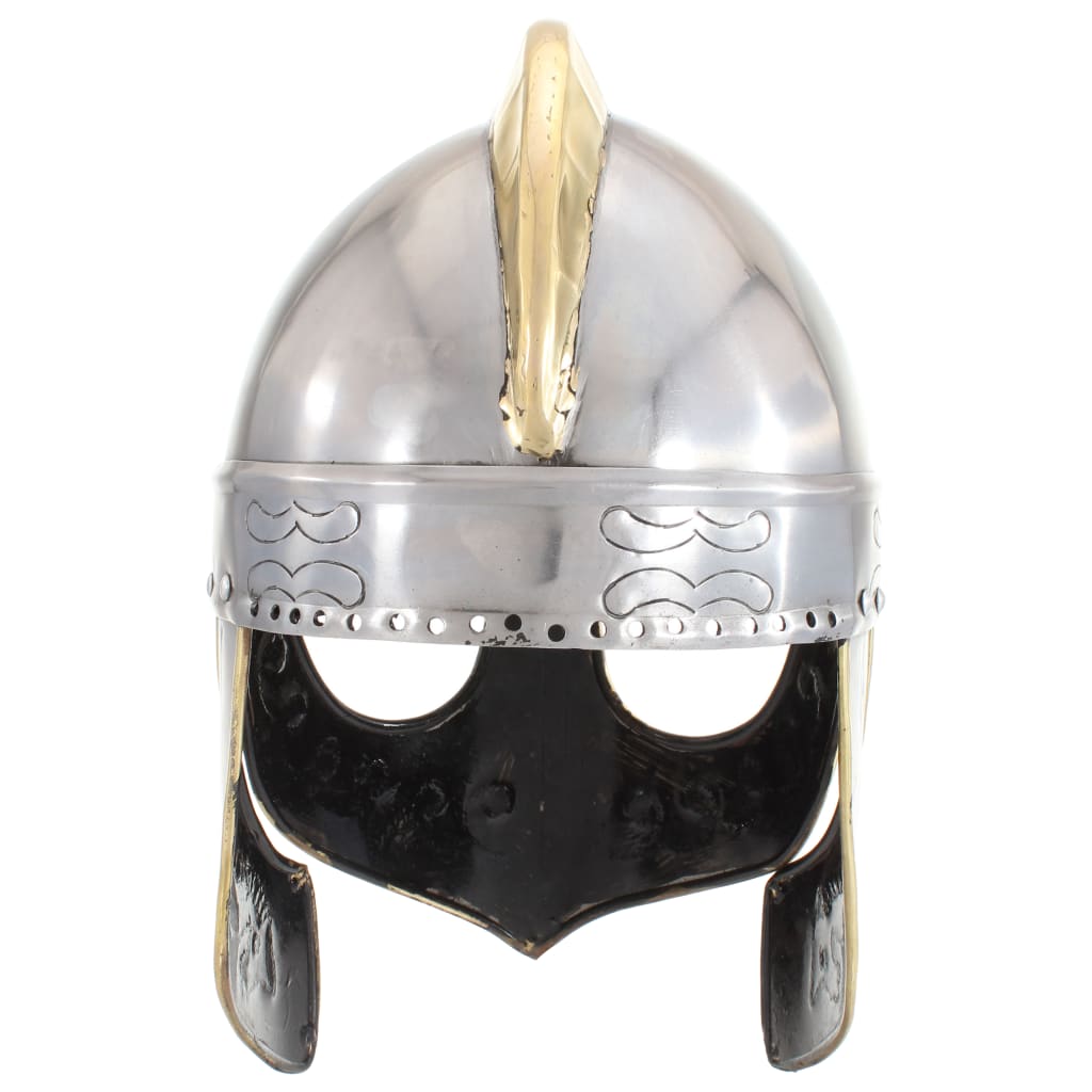 Preußische Pickelhaube Antik Replik für LARP Schwarz Stahl