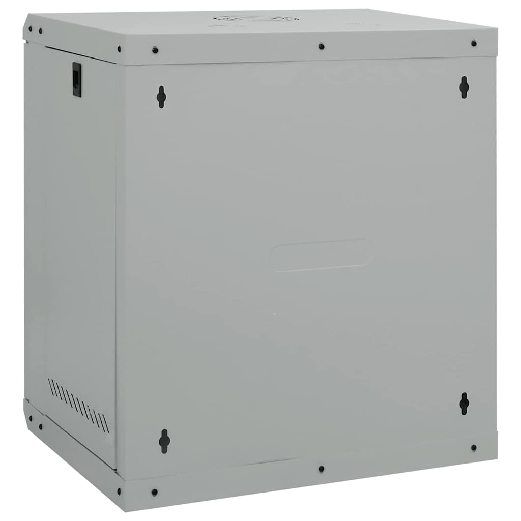 Netzwerkschrank mit Speicher Grau 60 x 45 x 28 cm Stahl