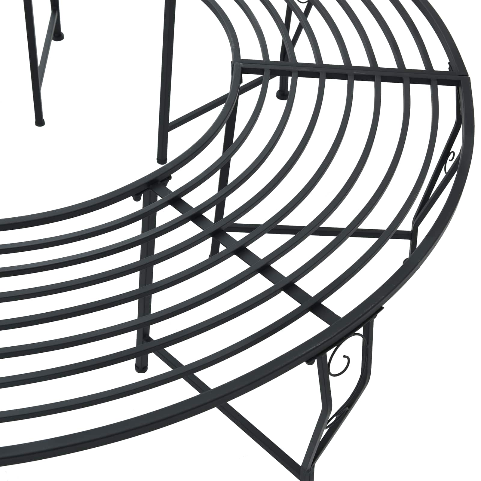 Baumbank 160 cm Stahl