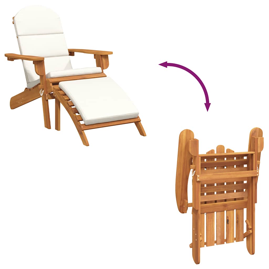 Adirondack-Gartenstühle 2 Stk. Massivholz Akazie