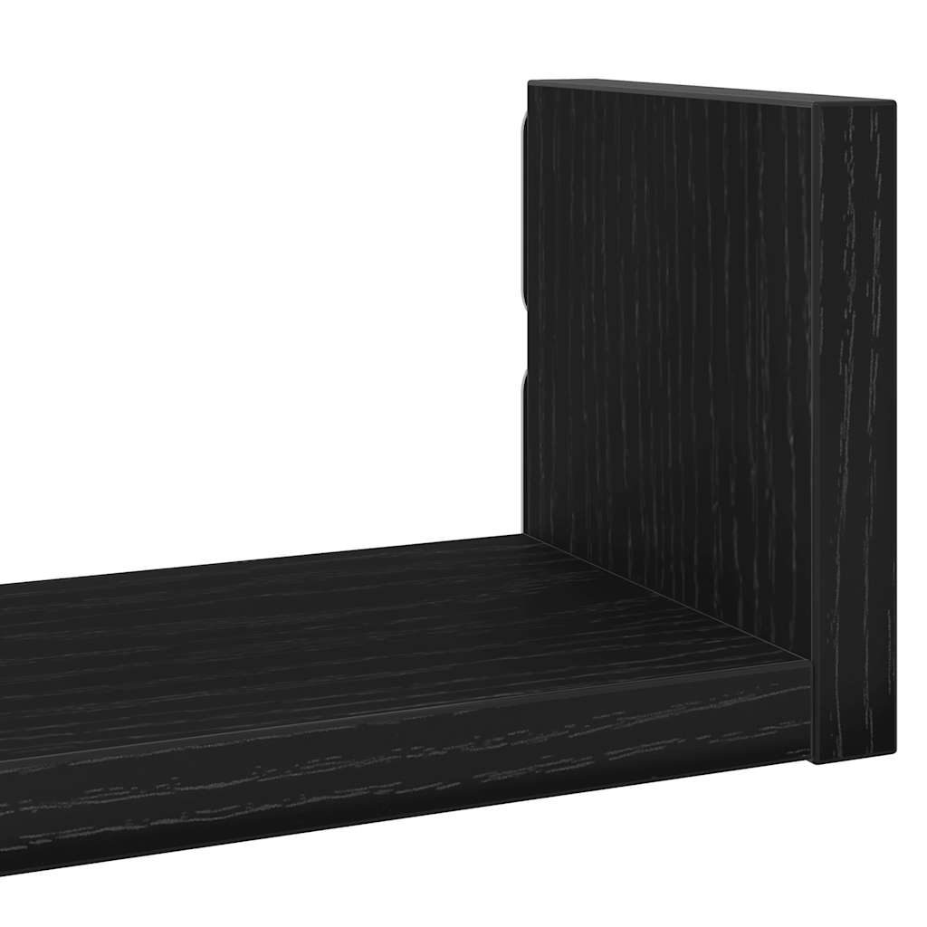 Wandregal 3 Stk. Weiß Holzwerkstoff