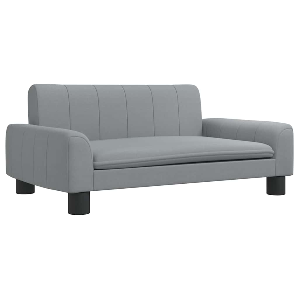 Hundebett Creme 90x53x30 cm Stoff