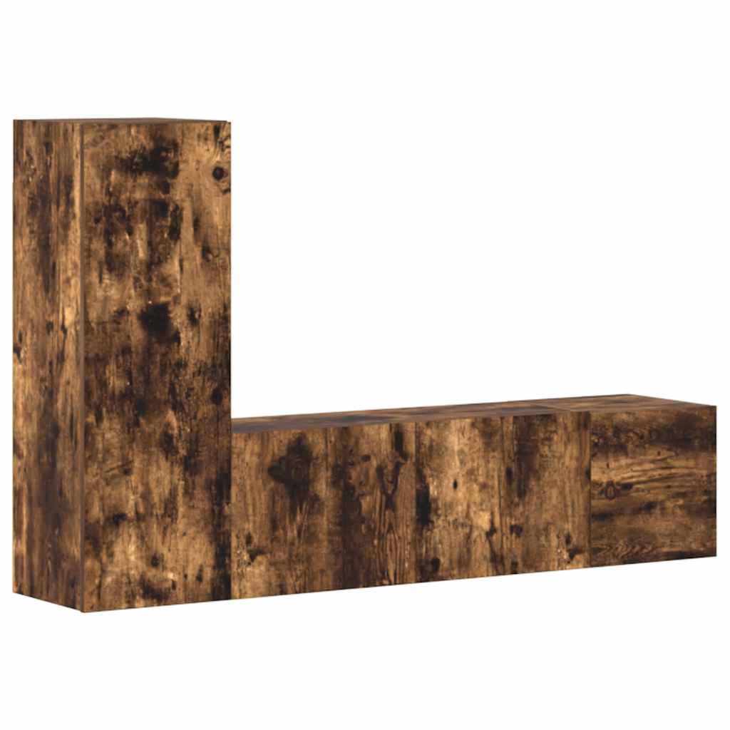 5-tlg. TV-Schrank-Set Weiß Holzwerkstoff