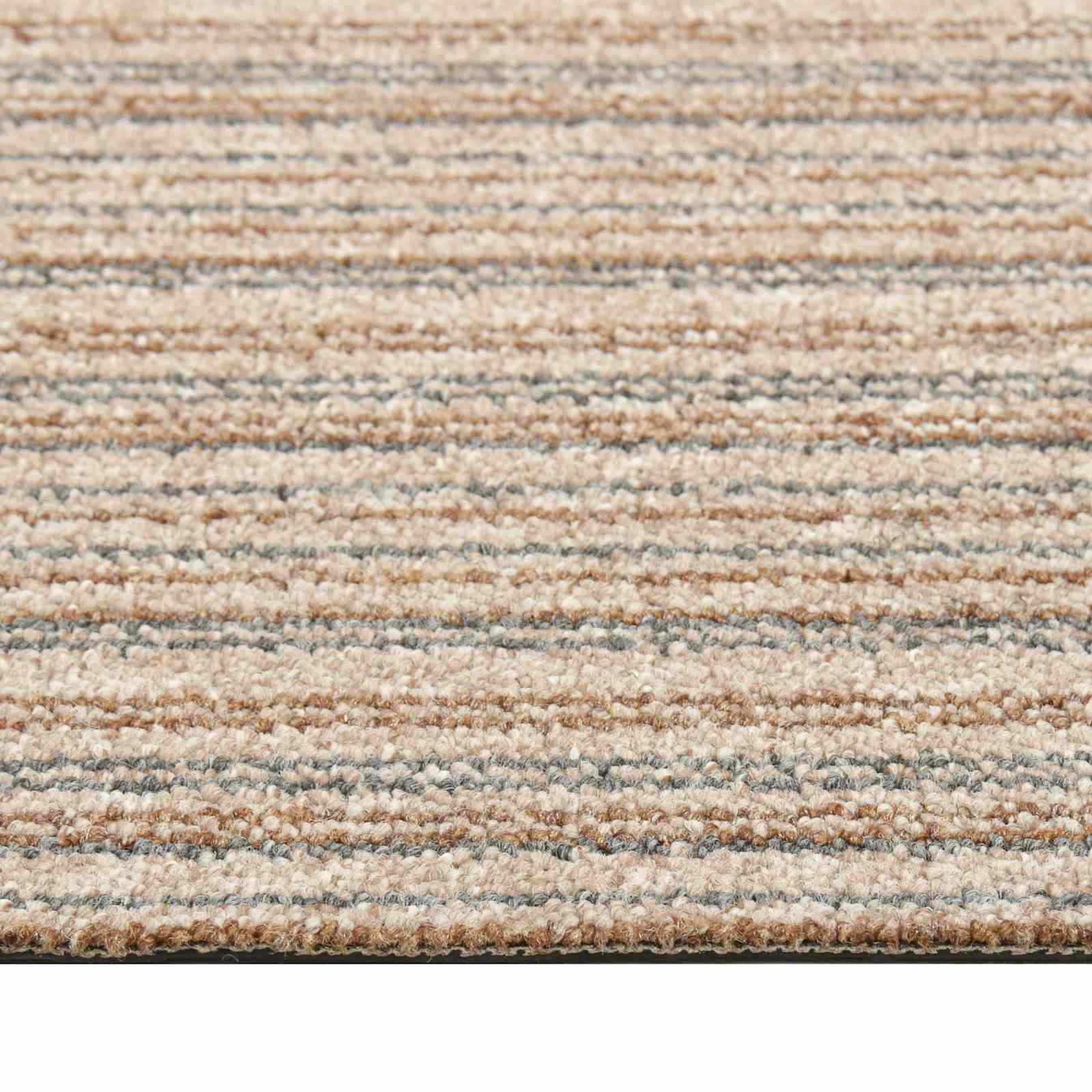 Teppich 20 pcs Gestreiftes Anthrazit 50 x 50 cm