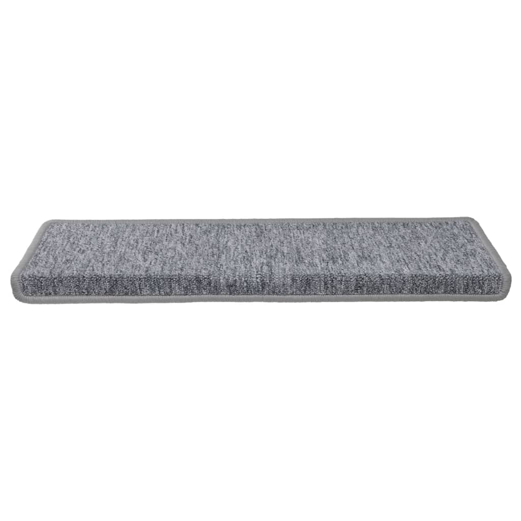Stufenmatten 15 Stk. 65x21x4 cm Anthrazit Rechteckiger Rand