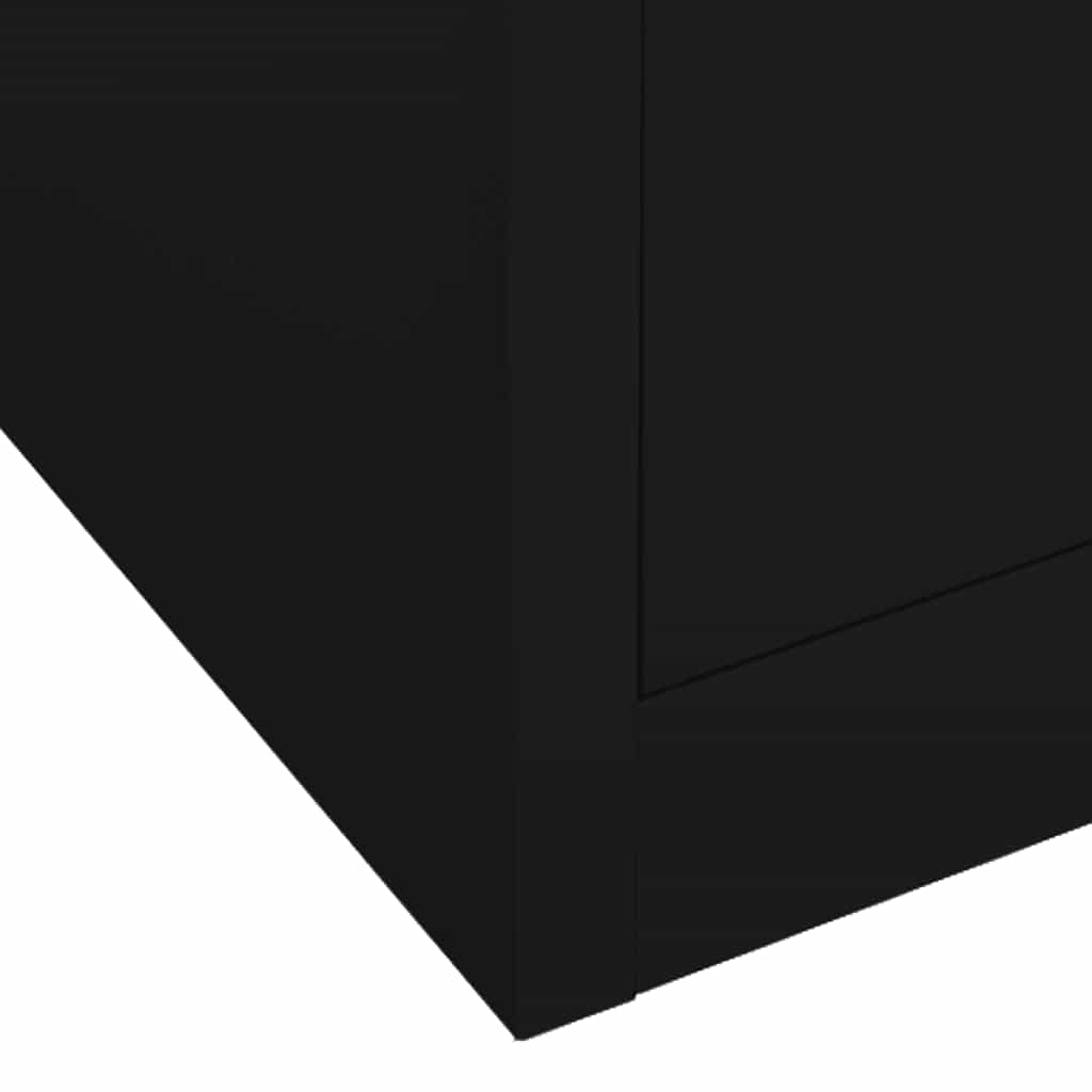 Kleiderschrank Weiß 80x50x180 cm Stahl