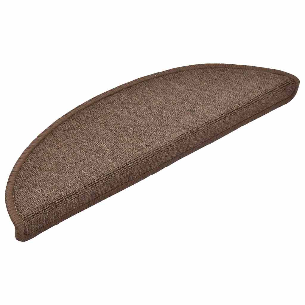 Stufenmatten 15 Stk. 56x17x3 cm Anthrazit Halbrund