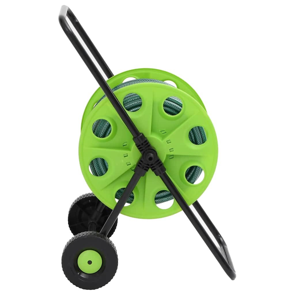 Schlauchtrommel Freistehend Grün mit 20 m Schlauch PVC
