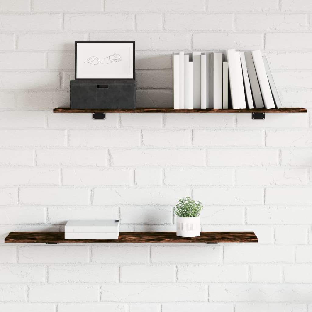 Bücherregal-Bretter 4 Stk. Weiß 40x10x1,5 cm Holzwerkstoff