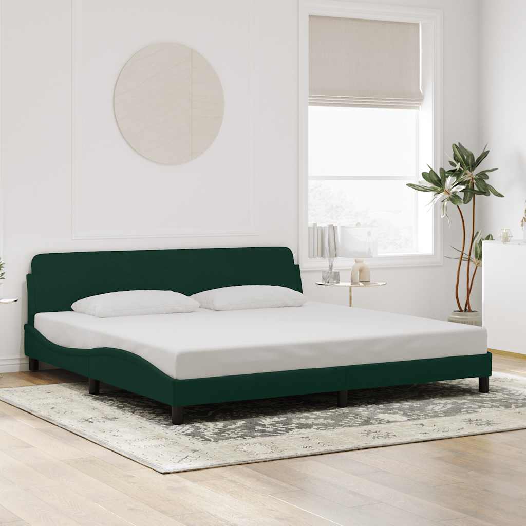 Bettgestell "Dover" Hellgrau 80x200 cm Samt