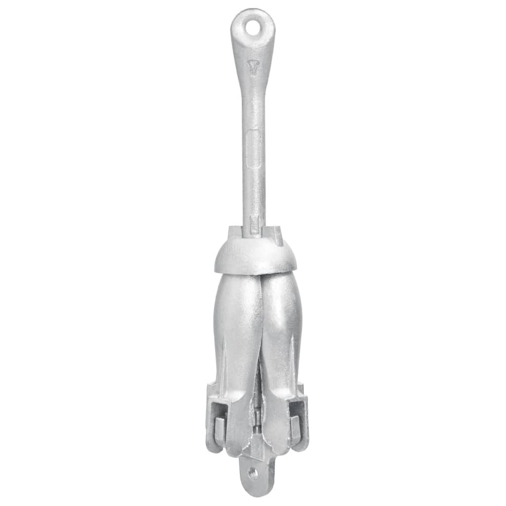 Klappanker Silber 0,7 kg Feuerverzinktes Gusseisen