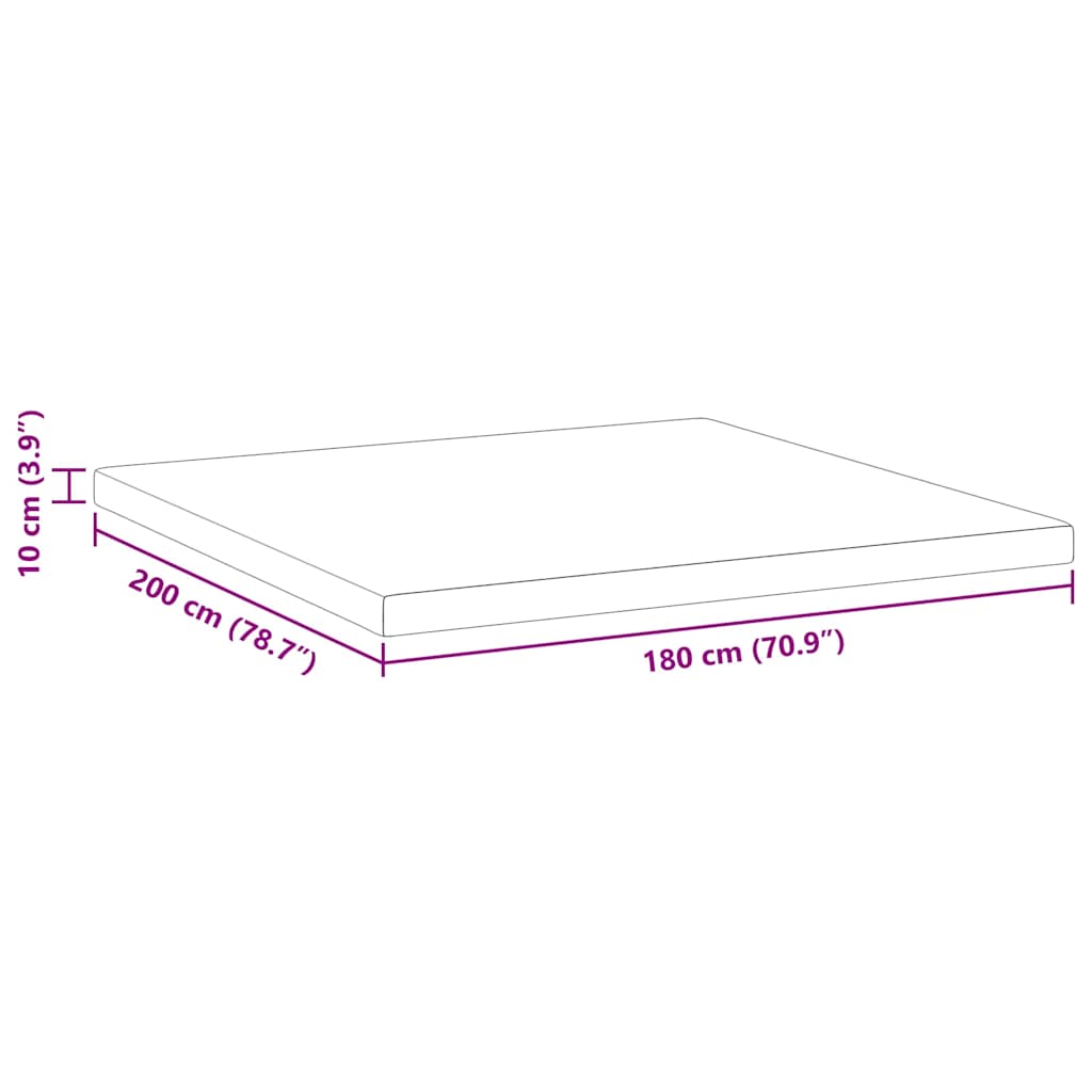 Matratzentopper aus Memory-Schaum for Erwachsene Weich Weiß