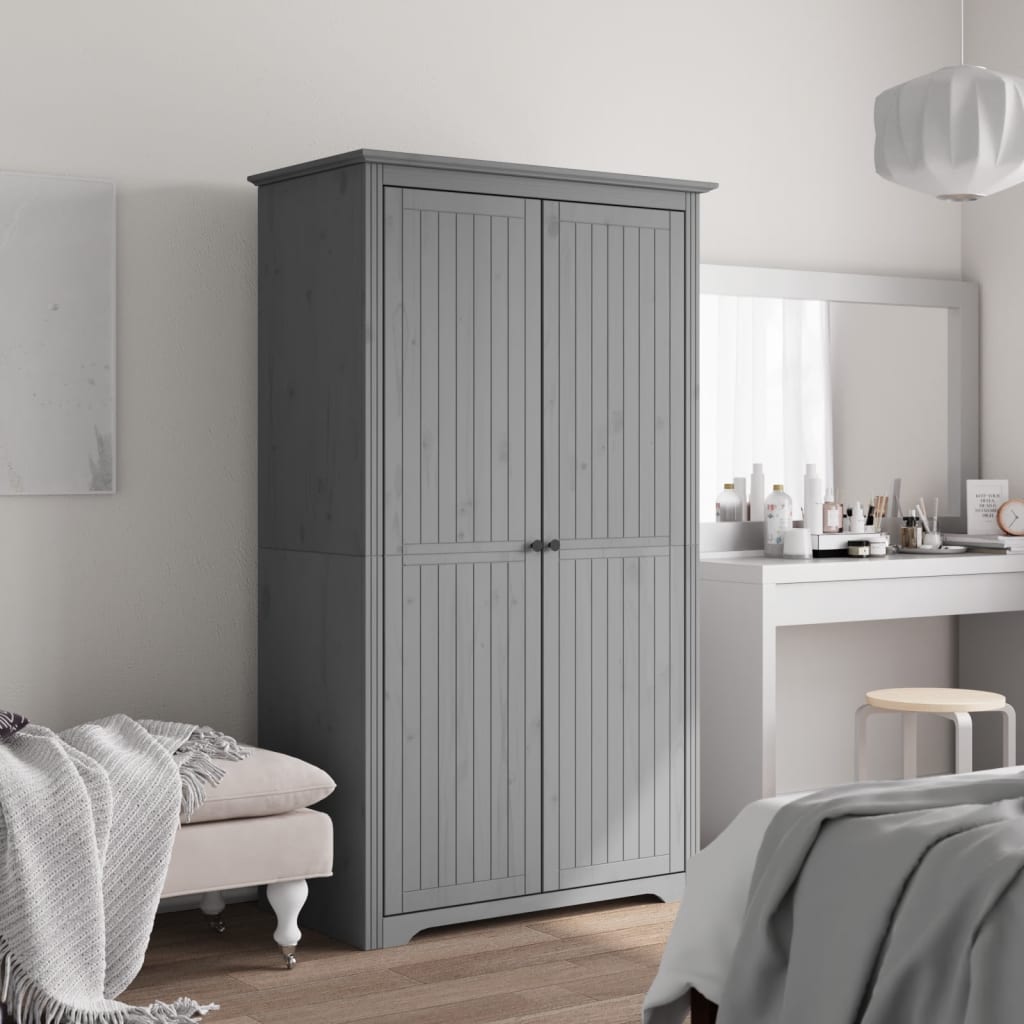 Kleiderschrank BODO Honigbraun 53,5 x 99 x 173 cm Holzwerkstoff