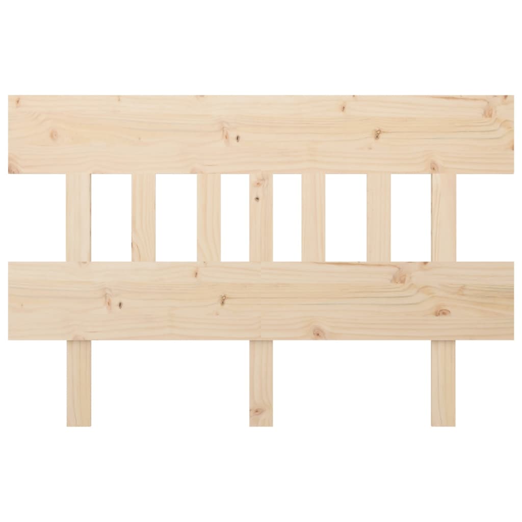 Bett-Kopfteil Schwarz 78,5x3x81 cm Massivholz Kiefer