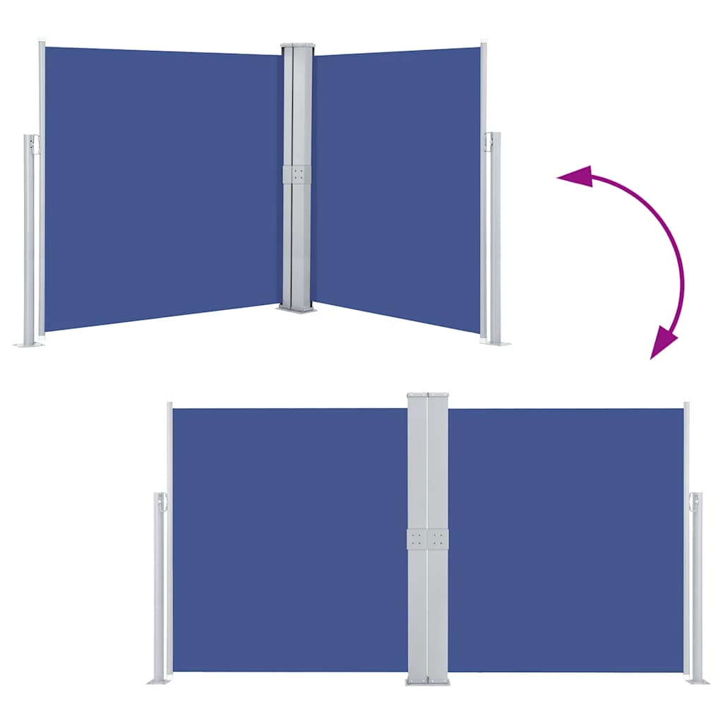 Ausziehbare Seitenmarkise 160×600 cm Braun