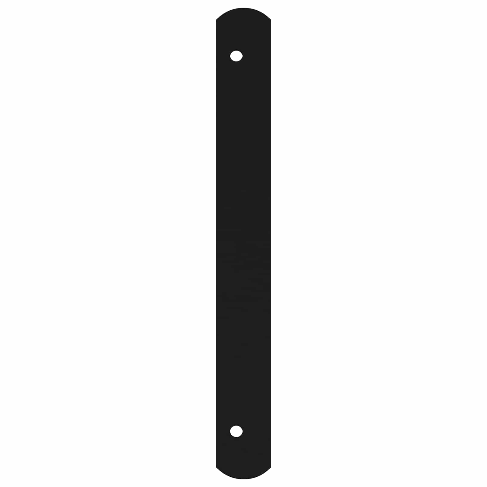 Fenstergitter 76 x 30 cm Pulverbeschichteter Stahl Schwarz