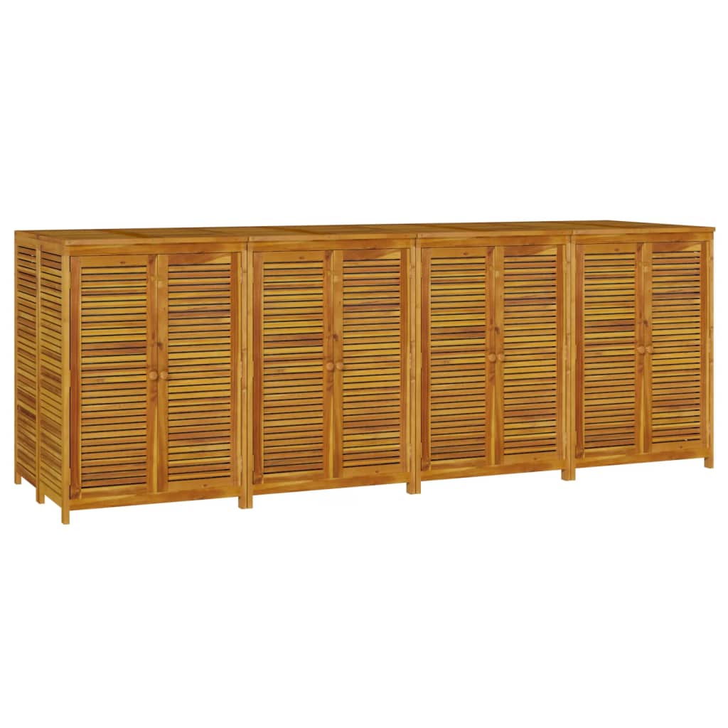 Gartenbox 140x87x104 cm Massivholz Akazie